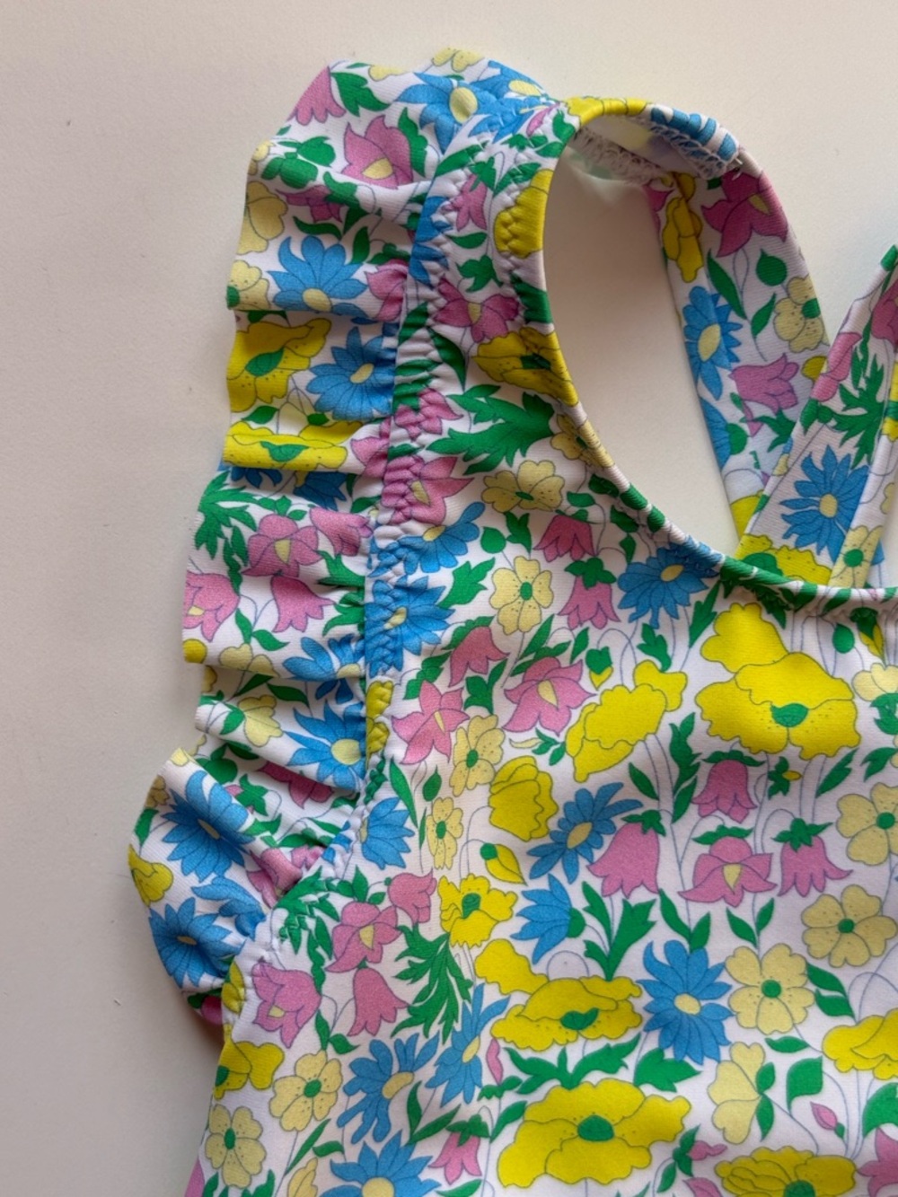 Jacadi Baby Girl Liberty Floral One-Piece Swimsuit - Size 18M - Picture 4 of 15